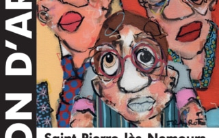 Affiche de la Biennale Arts et Matières - Saint Pierre les Nemours